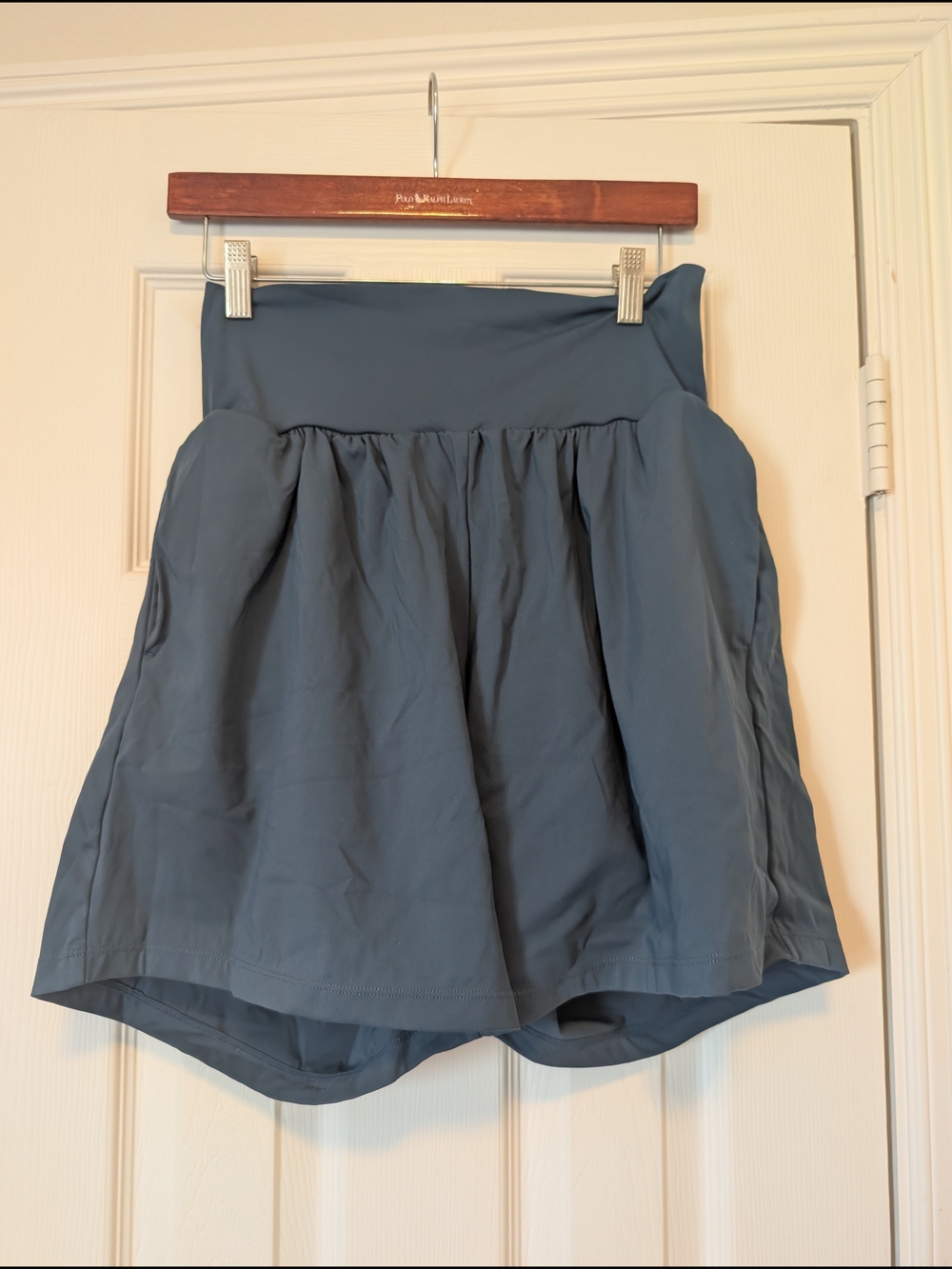 HALARA Slate Blue Athletic Skort with Built-In Shorts